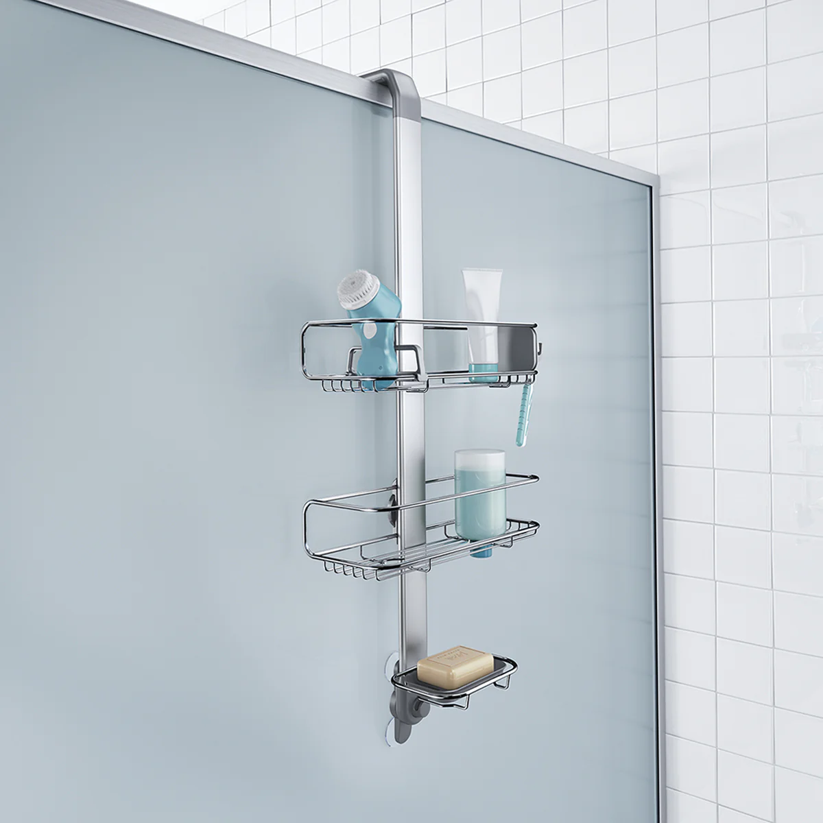 Over Door Adjustable Shower Caddy - Image 4