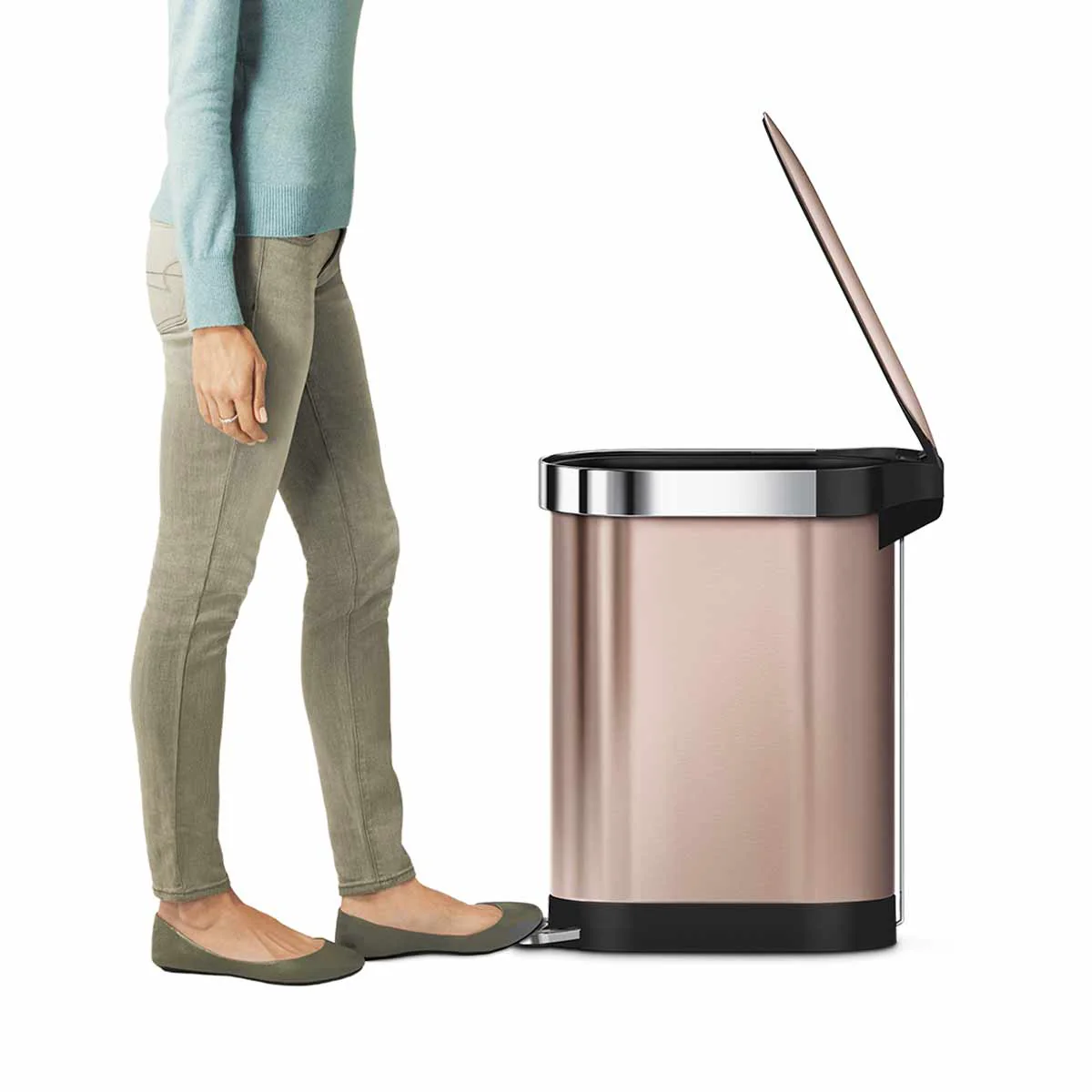 45L Slim Step Can with Liner Rim - Image 10